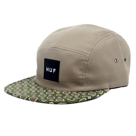 HUF Other - NEW HUF Bristol valley khaki patterned bill hat OS